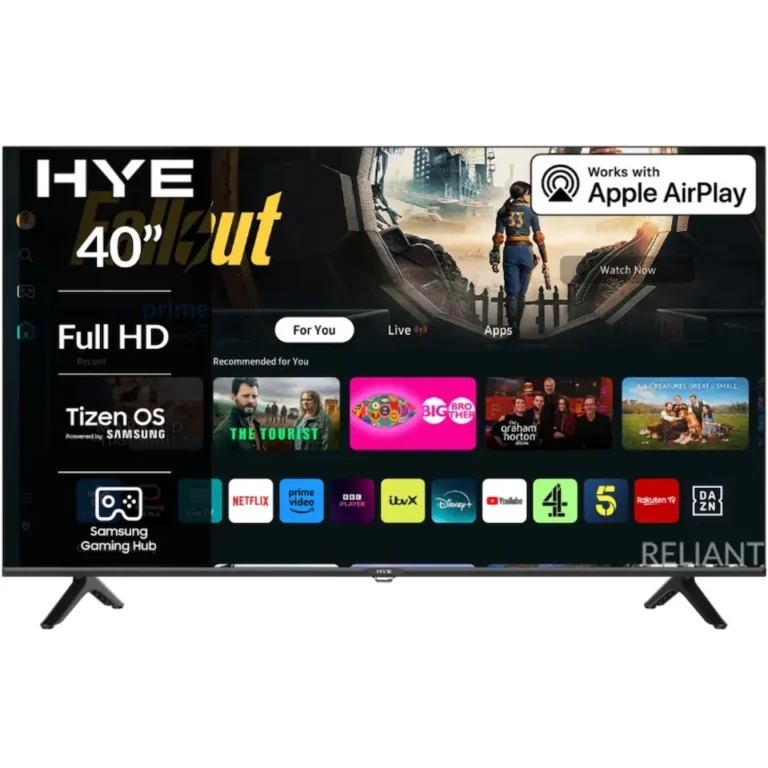 HYE 40 Inch Full HD 2K Tizen OS WiFi Frameless Smart TV – 40FHDS1008
